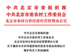 北京農經管理網信息系統運行維護服務的現狀與優化策略